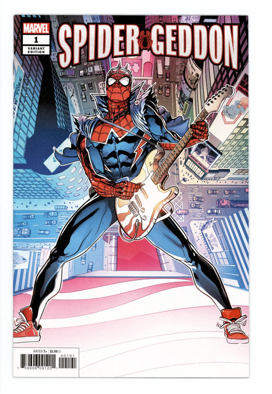 Spider-Geddon #1  Cover L  NM-  "Death" of Spider-Man Noir