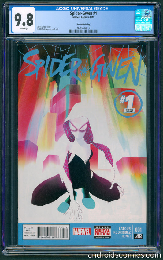 Spider Gwen #1 2nd Print CGC 9.8