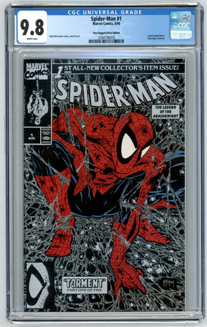 Spider-Man #1  CGC 9.8  Poly-Bagged Silver Edition