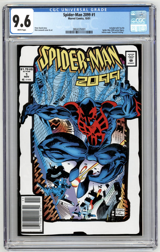 Spider-Man 2099 #1  ToyBiz Variant  2nd Print  CGC 9.6