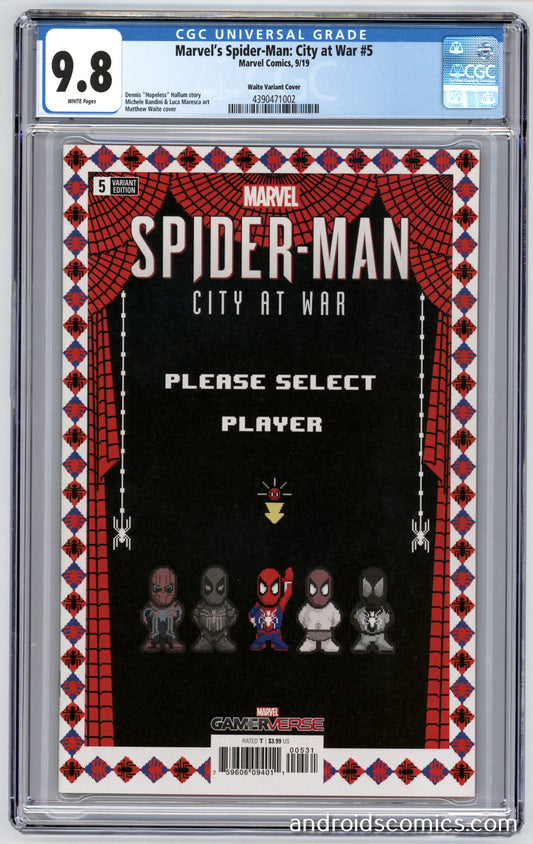 Spider-Man City at War #5 CGC 9.8 Waite Variant