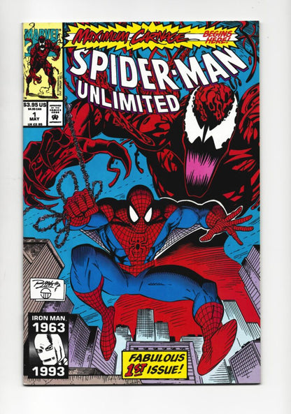 Spider-Man Unlimited #1  FN/VF  1st appearance of Shriek