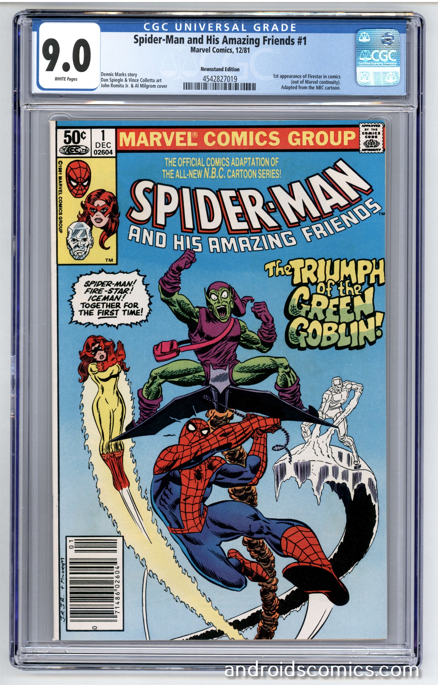 Spider-Man and His Amazing Friends #1 CGC 9.0