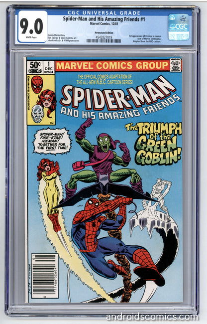 Spider-Man and His Amazing Friends #1 CGC 9.0