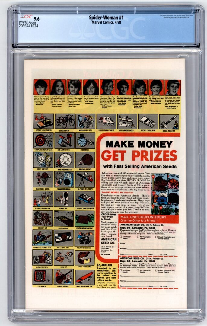 Spider-Woman #1  CGC 9.6