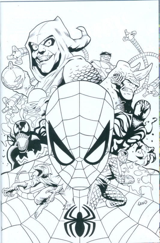 Spider Man '94 #1 Greg Land B&W Local Comic Shop Day Variant