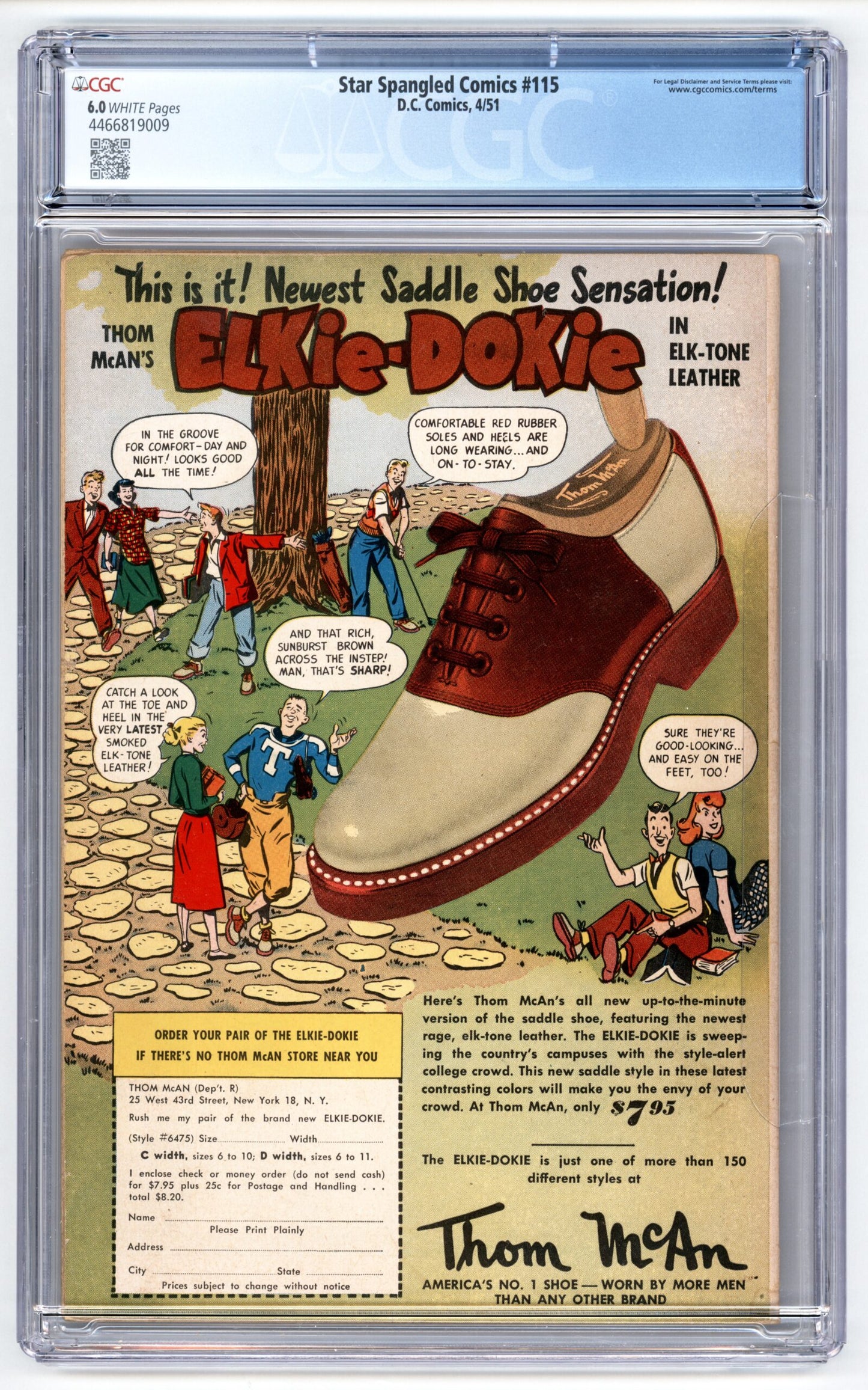 Star Spangled Comics #115 CGC 6.0