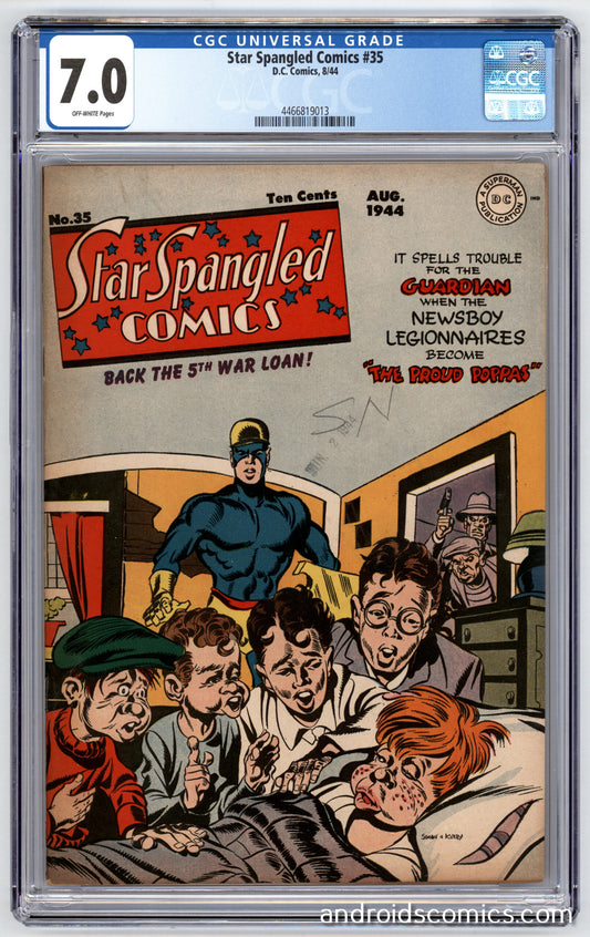 Star Spangled Comics #35 CGC 7.0