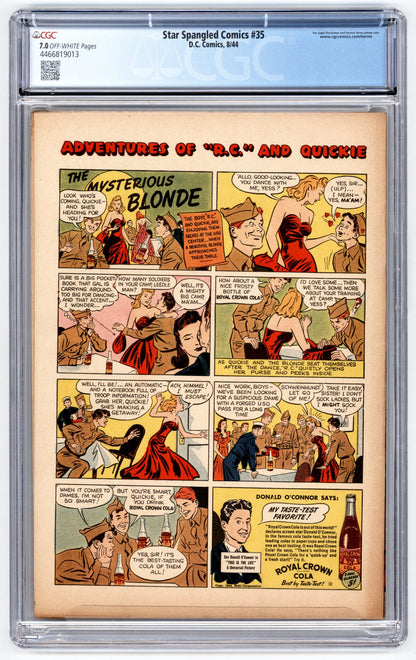 Star Spangled Comics #35 CGC 7.0