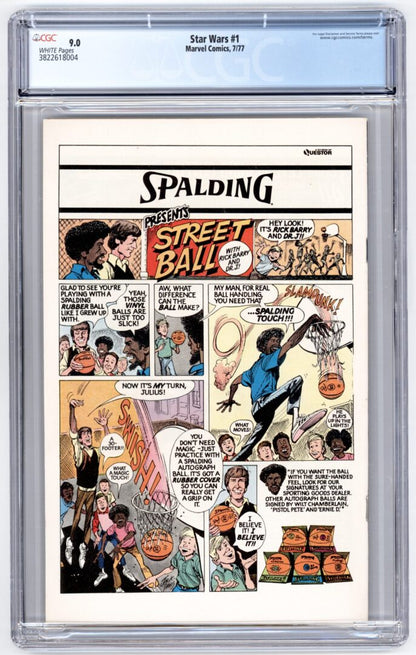 Star Wars #1  CGC 9.0