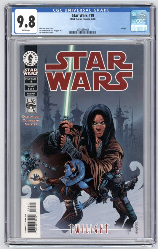 Star Wars #19  CGC 9.8  1st appearance of Aayla Secura