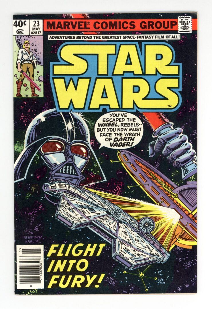 Star Wars #23  FN+  "Death" of Commander Strom and Senator Simon Greyshade
