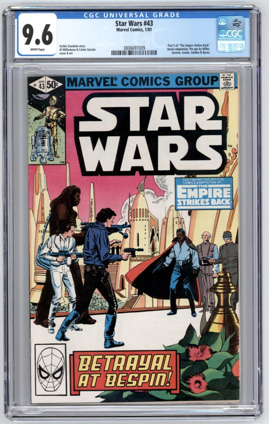 Star Wars #43  CGC 9.6  1st App. of Lando Calrissian