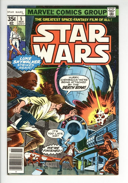 Star Wars #5  VF+ 1st App. of Wedge Antilles