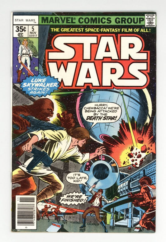 Star Wars #5  VG  1st appearance of Wedge Antilles