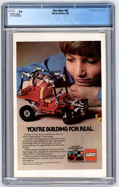 Star Wars #68  CGC 9.4  1st mention of the Mandalorians