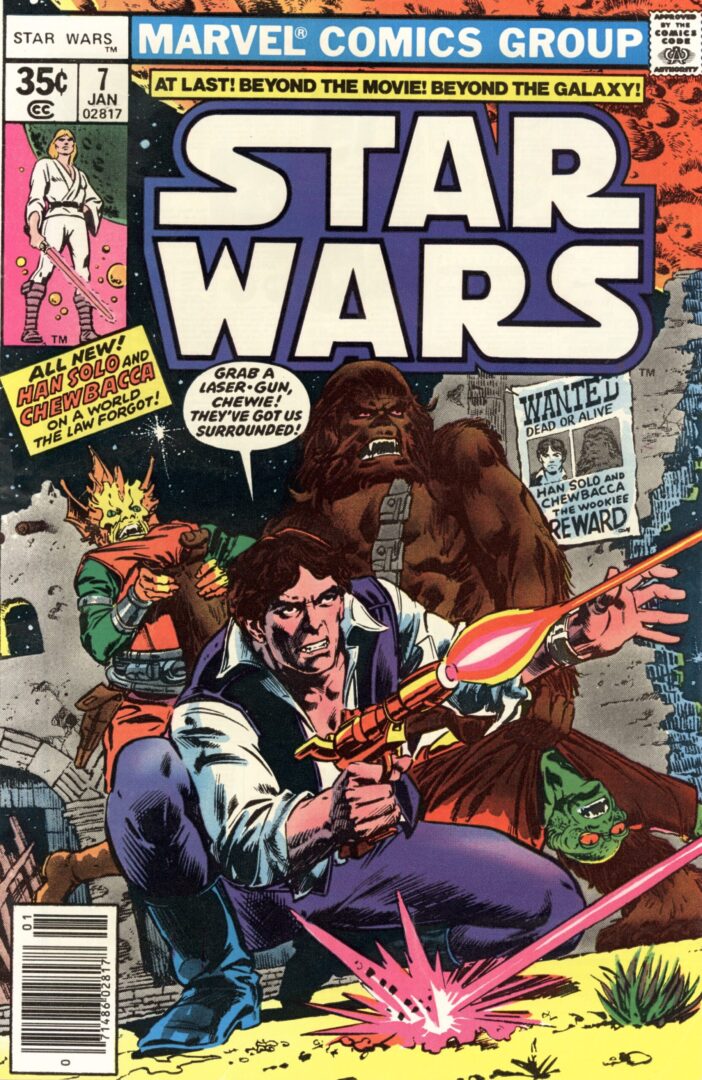 Star Wars #7  VG+  1st appearance of Crimson Jack & Jolli