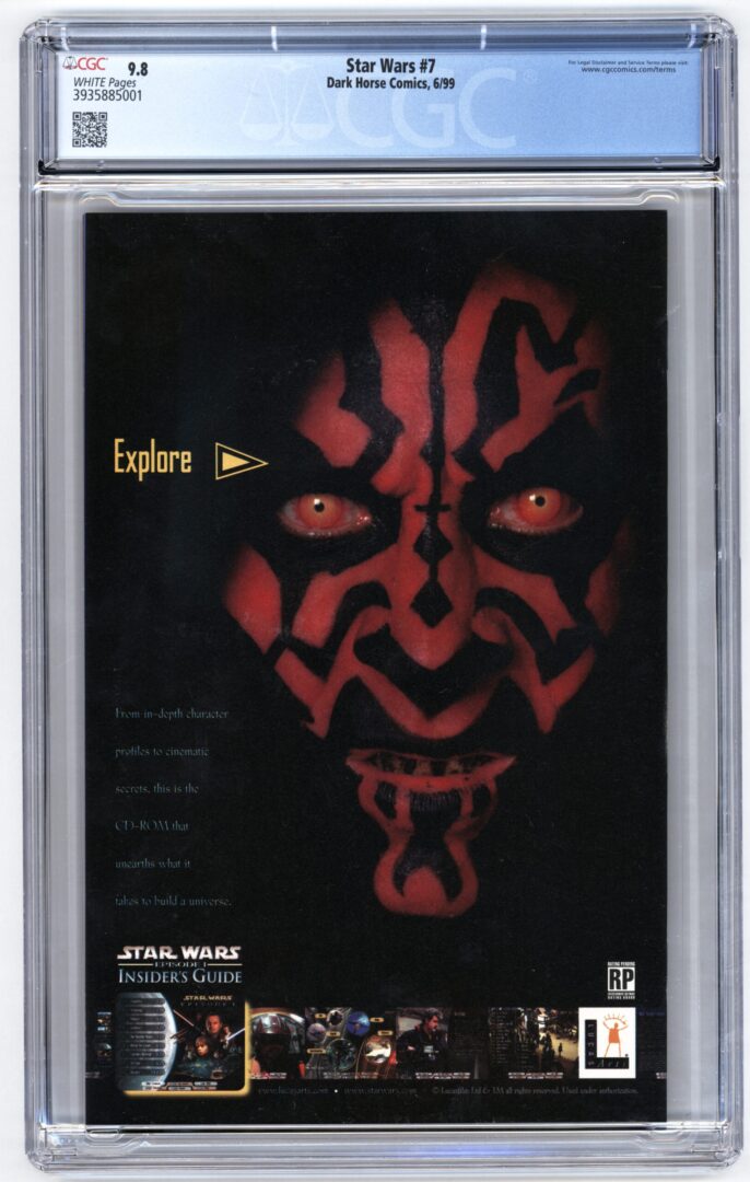 Star Wars #7  CGC 9.8  1st appearance of Aurra Sing