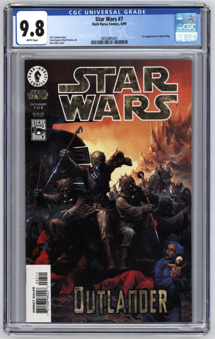 Star Wars #7  CGC 9.8  1st appearance of Aurra Sing