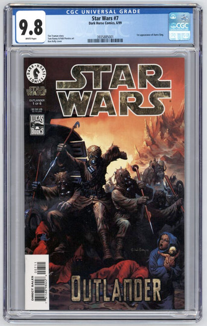 Star Wars #7  CGC 9.8  1st appearance of Aurra Sing