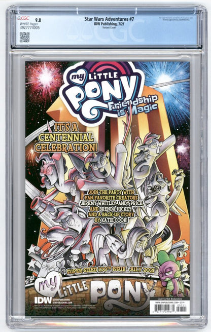 Star Wars Adventures #7  CGC 9.8  Cover B  1st full App. of Crimson Corsair