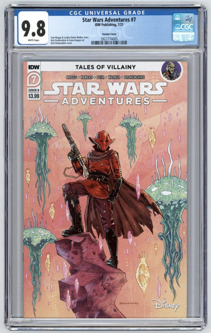 Star Wars Adventures #7  CGC 9.8  Cover B  1st full App. of Crimson Corsair