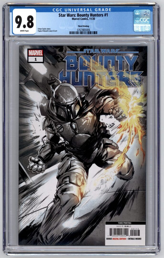 Star Wars Bounty Hunters #1  3rd Print  CGC 9.8