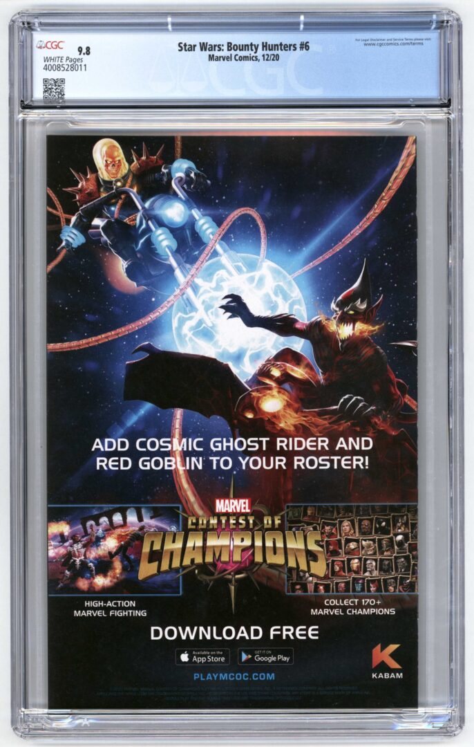 Star Wars Bounty Hunters #6  CGC 9.8