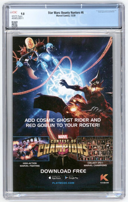 Star Wars Bounty Hunters #6  CGC 9.8