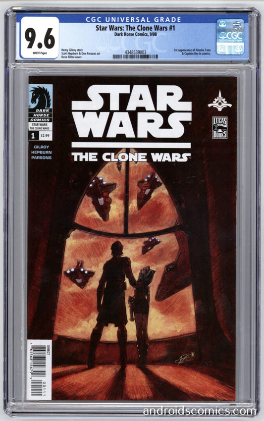 Star Wars The Clone Wars #1 CGC 9.6 1st App. of Ahsoka Tano