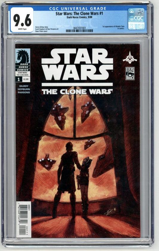 Star Wars The Clone Wars #1  CGC 9.6  1st App. of Ahsoka Tano