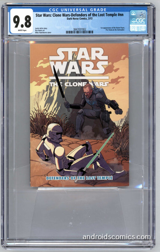 Star Wars Clone Wars-Defenders of the Lost Temple #NN  CGC 9.8