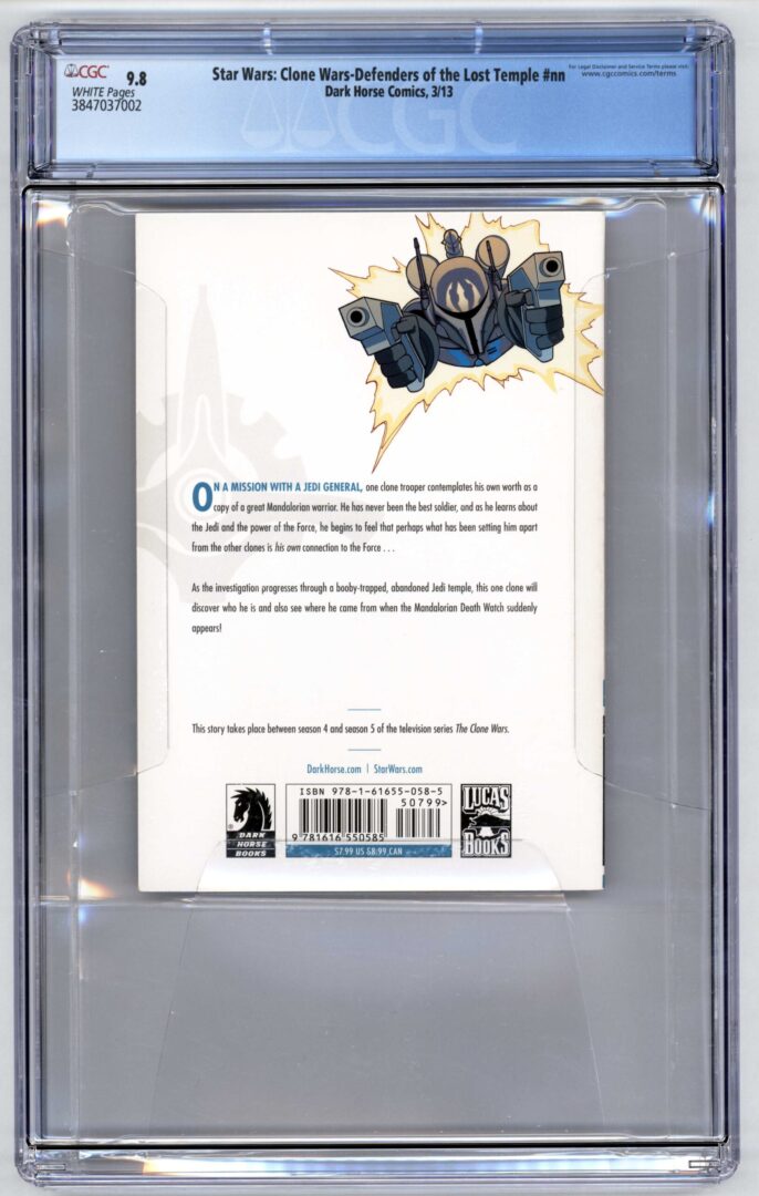 Star Wars Clone Wars-Defenders of the Lost Temple #NN  CGC 9.8
