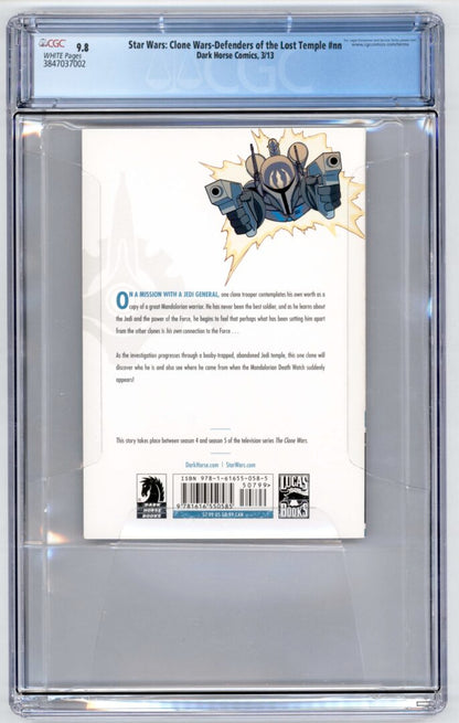 Star Wars Clone Wars-Defenders of the Lost Temple #NN  CGC 9.8