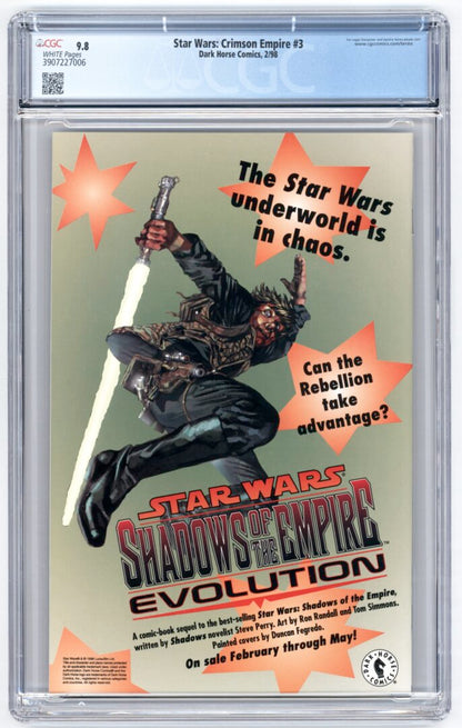 Star Wars Crimson Empire #3  CGC 9.8