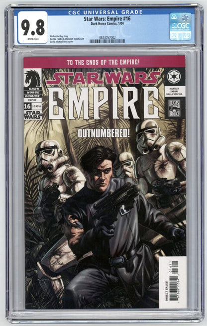 Star Wars Empire #16  CGC 9.8  1st appearance of Janek Sunber
