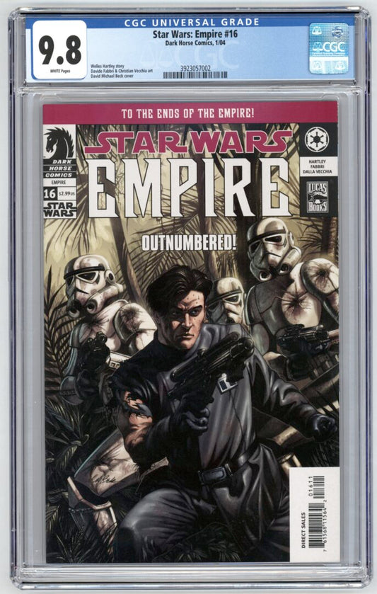 Star Wars Empire #16  CGC 9.8  1st appearance of Janek Sunber
