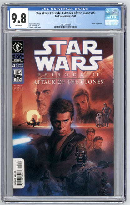 Star Wars: Episode 2 Attack of the Clones #3 CGC 9.8 1st App. of Count Dooku
