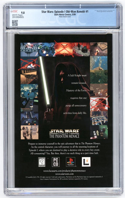 Star Wars Episode 1 Obi-Wan Kenobi #1  CGC 9.8  Photo Variant