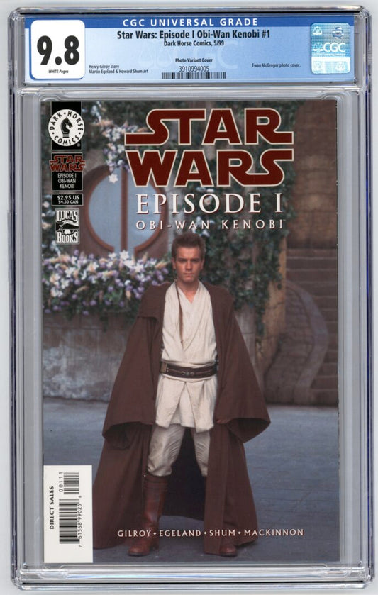 Star Wars Episode 1 Obi-Wan Kenobi #1  CGC 9.8  Photo Variant