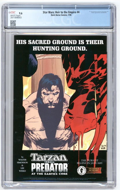 Star Wars Heir to the Empire #4  CGC 9.6