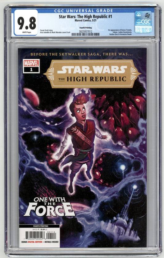 Star Wars: The High Republic #14th PrintCGC 9.81st App. of  Keeve Trennis