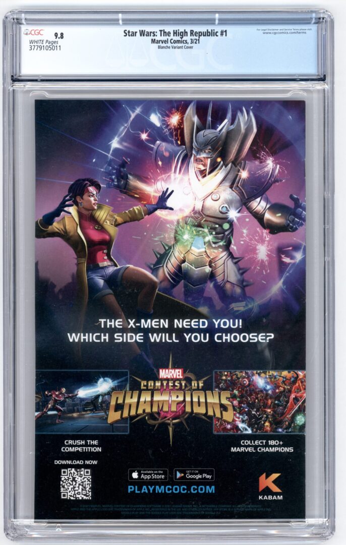 Star Wars The High Republic #1  Blanche Variant  CGC 9.8