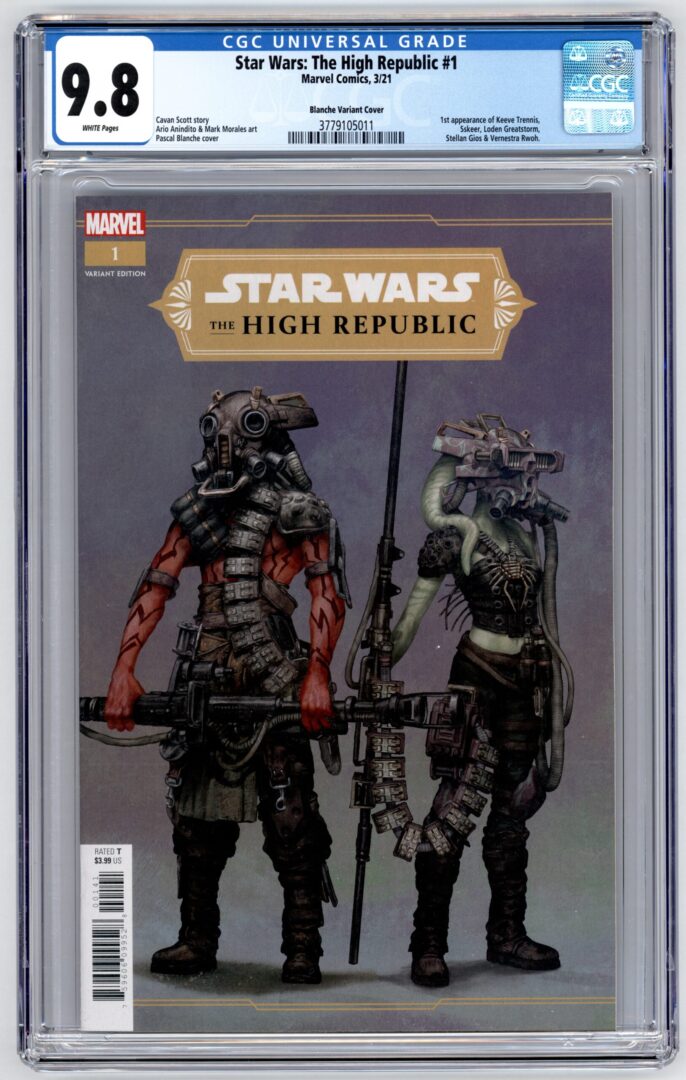 Star Wars The High Republic #1  Blanche Variant  CGC 9.8