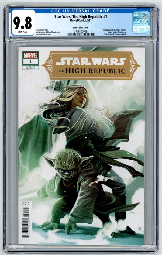 Star Wars The High Republic #1  CGC 9.8  Hans Variant
