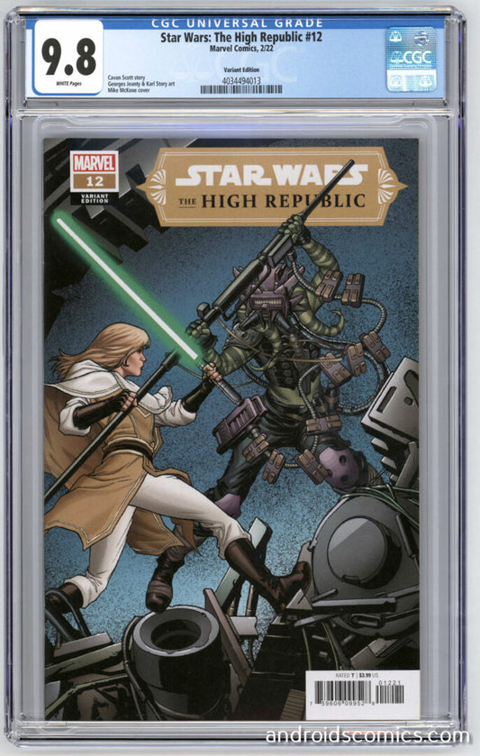 Star Wars The high Republic #12  Cover B  CGC9.8