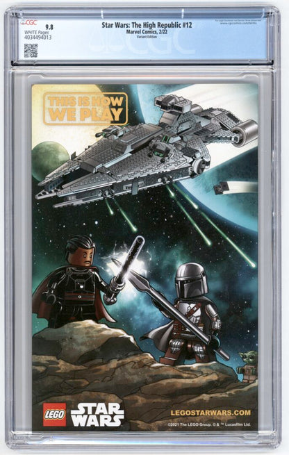 Star Wars The high Republic #12  Cover B  CGC9.8