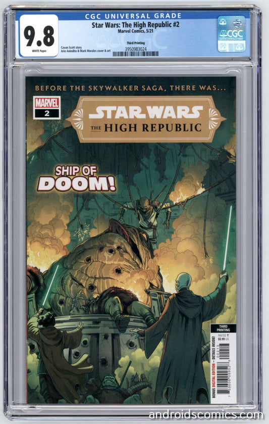 Star Wars The High Republic #2 3rd Print  CGC 9.8  1st App. of Nihil