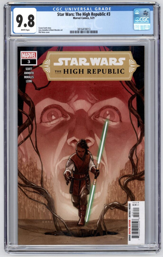 Star Wars: The High Republic #3  CGC 9.8  1st full appearance of the Drengir