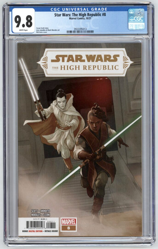Star Wars The High Republic #8  CGC 9.8  1st App. of Cohmac Vitus & Reath Silas